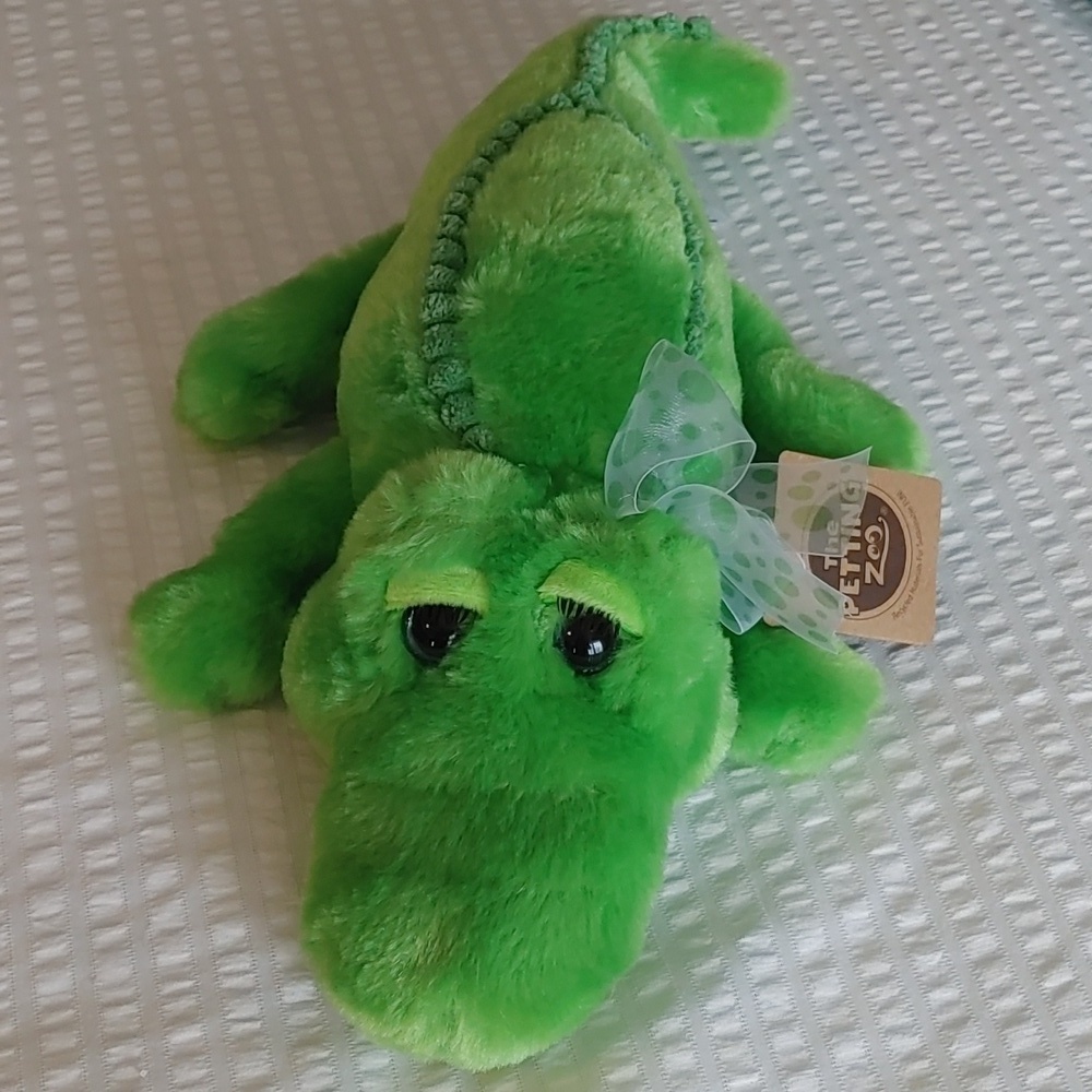 NWT The Petting Zoo Soft Plush Crocodile Stuffed Animal